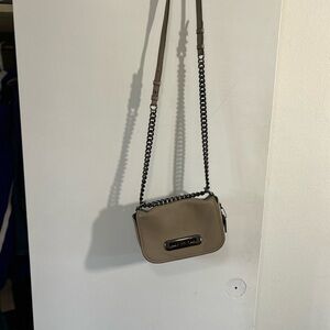 Coach Tan and Black Crossbody Bag